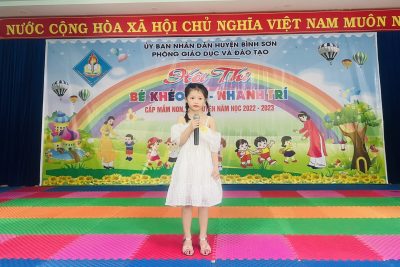TRƯỜNG MẪU GIÁO BÌNH LONG  THAM GIA  HỘI THI “ BÉ KHÁO TAY – BÉ NHANH TRÍ”  CẤP HUYỆN NĂM HỌC 2022-2023