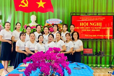 HỘI NGHỊ CÁN BỘ VIÊN CHỨC  VÀ NGƯỜI LAO ĐỘNG NĂM HỌC 2024 – 2025